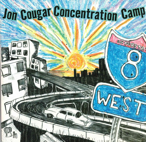 JON COUGAR CONCENTRATION CAMP "8 West" 7" EP (BYO)